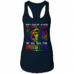 When Someone Attacks One Party Member We All Roll For Initiative LGBT Cotton Tank Top Tee - Ladies Racerback Tank, Midnight Navy, Ladies Racerback Tank When Someone Attacks One Party Member We All Roll For Initiative LGBT Cotton Tank Top Tee - Ladies Racerback Tank, Midnight Navy, Ladies Racerback Tank