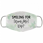 Personalized Couple Mask - Smiling For - Bride And Groom Face Masks, White, Cloth Face Cover