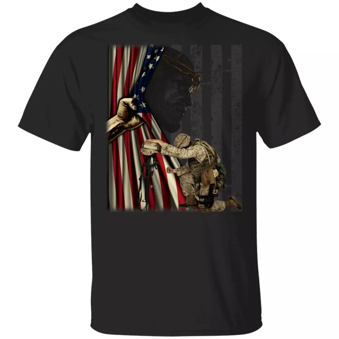 T-SHIRT 2 Sided Template (OFFICIAL), Black, Unisex T-Shirt