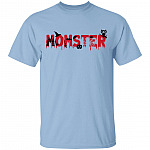 Momster Shirt Mom Halloween Shirt - Funny Monster Shirt - Bat Shirt Spider Shirt - Mommy Shirt - Spooky Shirt, Light Blue, Unisex T-Shirt