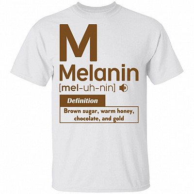 Melanin T-Shirt - Black Queen Shirt, White, Unisex T-Shirt