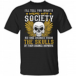 Skeleton Viking I'll Tell You What's Wrong With Society T-Shirt - Cool Sassy Drinking Attitude Skull Shirt, Black, Unisex T-Shirt Skeleton Viking I'll Tell You What's Wrong With Society T-Shirt - Cool Sassy Drinking Attitude Skull Shirt, Black, Unisex T-Shirt