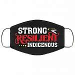 Strong Resilient Indigenous Reclaim Your Power Washable Reusable Custom – Printed Cloth Face Mask Cover, Black, Cloth Face Cover Strong Resilient Indigenous Reclaim Your Power Washable Reusable Custom – Printed Cloth Face Mask Cover, Black, Cloth Face Cover