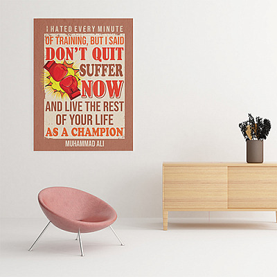 Alternative view of I Hated Every Minute Of Training But Don't Quit Sport Wrapped Framed Canvas Prints - Unframed Poster