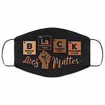 Black Lives Matter Periodic Table Washable Reusable Custom - Printed Cloth Face Mask Cover, White, Cloth Face Mask Black Lives Matter Periodic Table Washable Reusable Custom - Printed Cloth Face Mask Cover, White, Cloth Face Mask