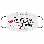 Bride And Groom Face Masks - The Party Possible Washable Reusable Custom – Printed Cloth Face Mask Cover, White, Cloth Face Cover