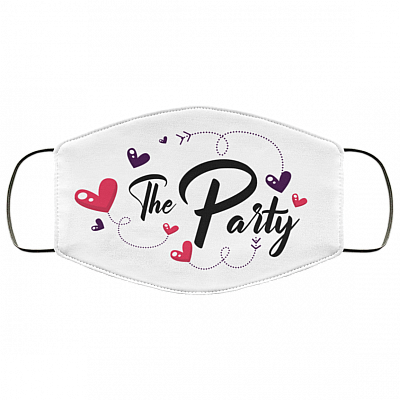 Bride And Groom Face Masks - The Party Possible Washable Reusable Custom – Printed Cloth Face Mask Cover, White, Cloth Face Cover