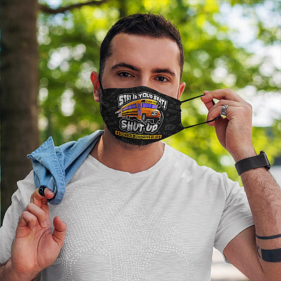 Alternative view of School Bus Driver Life Stay In Your Seat Washable Reusable Custom – Printed Cloth Face Mask Cover