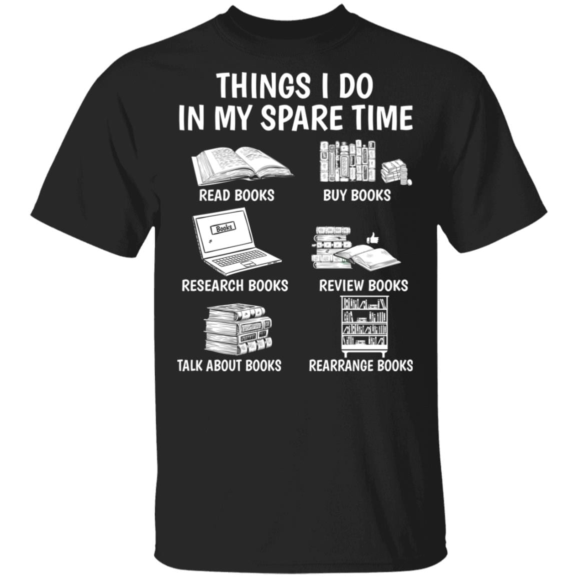 T-SHIRT (Only), Black, Unisex T-Shirt