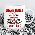 6VT. GAP I Met You Personalized Mug mk2