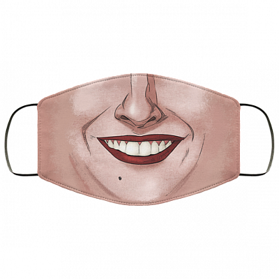 Sarah Sanderson Mouth Hocus Pocus Washable Reusable Custom - Printed Cloth Face Mask Cover, White, Cloth Face Cover