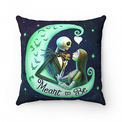 Meant To Be Throw Pillow - Decorative Pillow - Indoor Outdoor Cushion