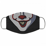Clown Mouth IT Pennywise Washable Reusable Custom – Printed Cloth Face Mask Cover - Halloween Face Mask, White, Cloth Face Mask Clown Mouth IT Pennywise Washable Reusable Custom – Printed Cloth Face Mask Cover - Halloween Face Mask, White, Cloth Face Mask