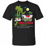 Jurassic Trail T-Shirt - You Have Died of Dysentery and Velociraptors Shirt, Black, Unisex T-Shirt Jurassic Trail T-Shirt - You Have Died of Dysentery and Velociraptors Shirt, Black, Unisex T-Shirt