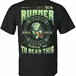 Turtle I'm A Slow Runner Dear God Please Let There Be Someone Behind Me, Unisex T-Shirt, Black