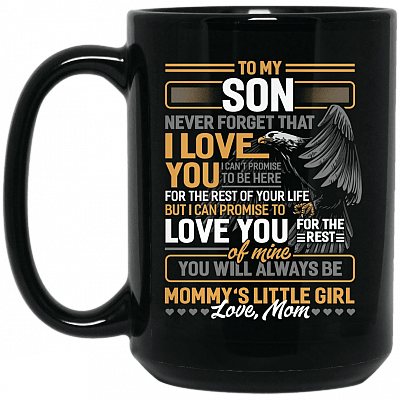 15 oz. Black Mug