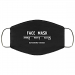 Funny Fantasy Role Playing Game RPG Gamer Washable Reusable Custom – Printed Cloth Face Mask Cover, Black, Cloth Face Cover