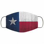 Texas Flag Face Mask - Washable Reusable Custom - Printed Cloth Face Mask Cover, White, Cloth Face Cover Texas Flag Face Mask - Washable Reusable Custom - Printed Cloth Face Mask Cover, White, Cloth Face Cover