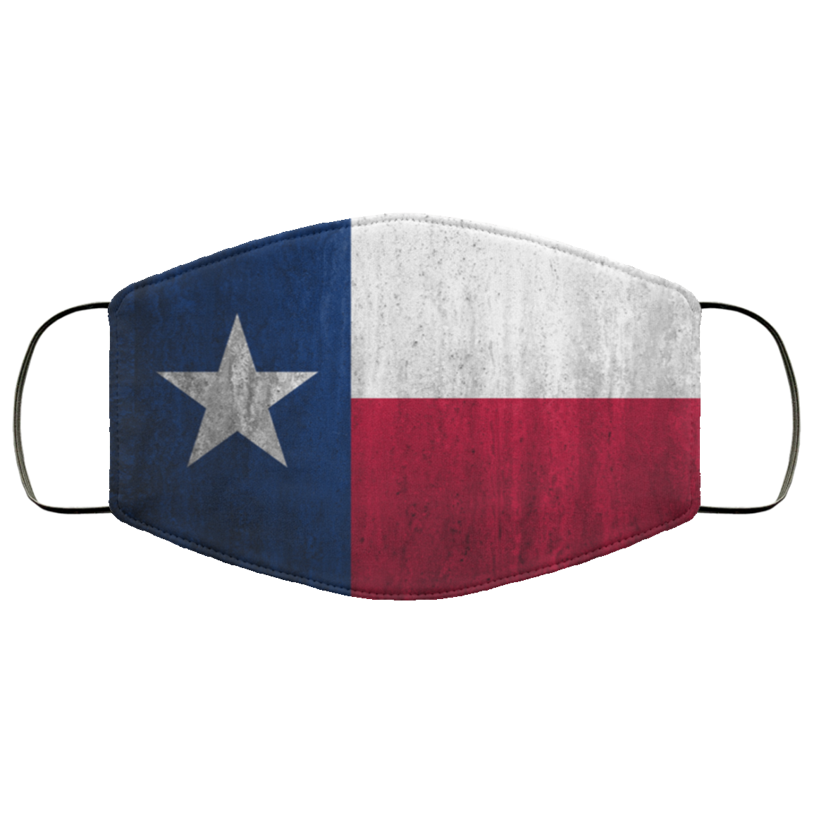 Texas Flag Face Mask - Washable Reusable Custom - Printed Cloth Face Mask Cover, White, Cloth Face Cover Texas Flag Face Mask - Washable Reusable Custom - Printed Cloth Face Mask Cover, White, Cloth Face Cover