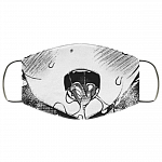 Anime Girl - Funny Face Mask - Washable Reusable Custom – Printed Cloth Face Mask Cover, White, Cloth Face Mask