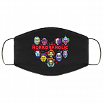I Am A Horroraholic Washable Reusable Custom – Printed Cloth Face Mask Cover, Black, Cloth Face Cover I Am A Horroraholic Washable Reusable Custom – Printed Cloth Face Mask Cover, Black, Cloth Face Cover