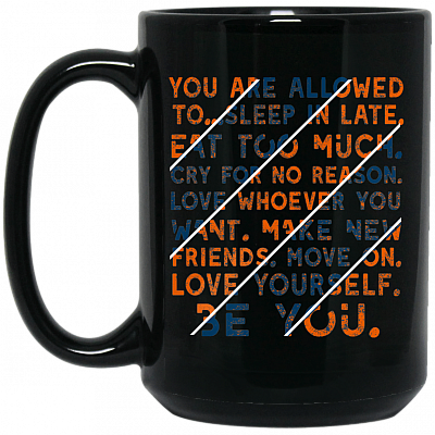 15 oz. Black Mug