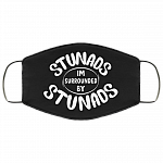 Stunads I'm Surrounded By Stunads Washable Reusable Custom - Printed Cloth Face Mask Cover, Black, Cloth Face Cover Stunads I'm Surrounded By Stunads Washable Reusable Custom - Printed Cloth Face Mask Cover, Black, Cloth Face Cover