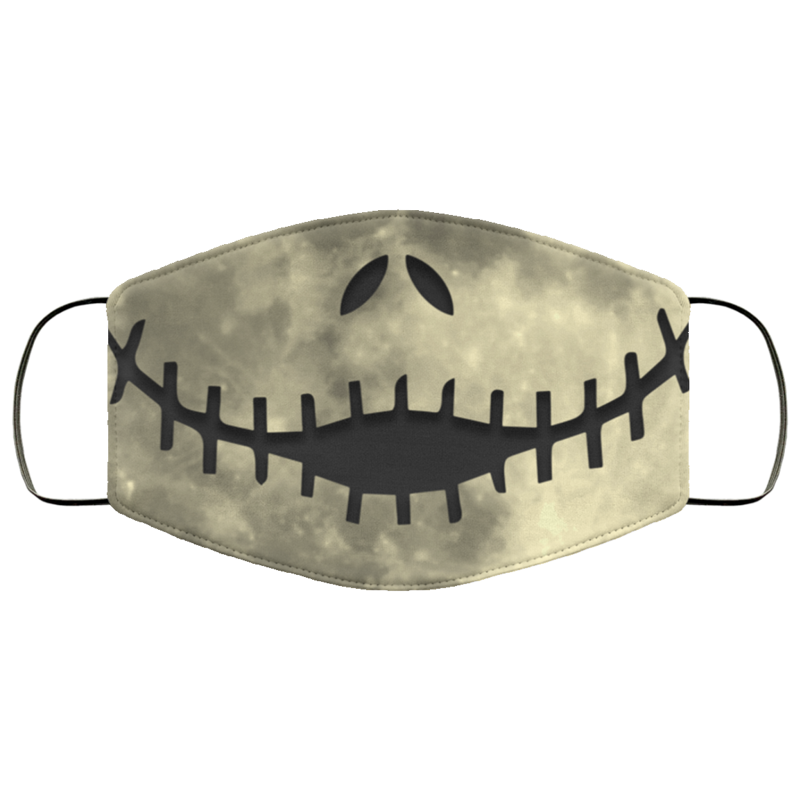 Jack Skellington Washable Reusable Custom - Printed Cloth Face Mask Cover, White, Cloth Face Cover