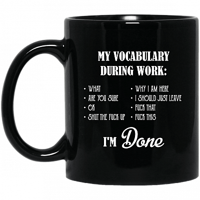 11 oz. Black Mug