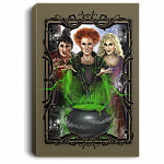Just a Bunch of Hocus Pocus Framed Canvas Print - Unframed Poster, White, 0.75'' Framed Canvas
