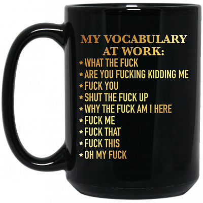 15 oz. Black Mug