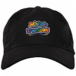 Move I'm Gay Funny LGBT Gay Pride Gift Twill Cap - High-Profile Snapback Hat, Black, Brushed Twill Dad Cap