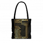 I Can't Breathe Victims Facts Say Their Names BLM Social Justice Gift All Over Print Tote Bag - Shoulder Bag