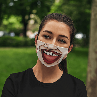 Alternative view of Hocus Pocus Sarah Sanderson Funny Halloween Face Mask - Washable Reusable – Printed Cloth Face Mask Cover