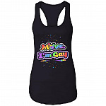 Move I'm Gay Funny LGBT Gay Pride Gift Cotton Tank Top Tee - Racerback Tank, Black, Ladies Racerback Tank