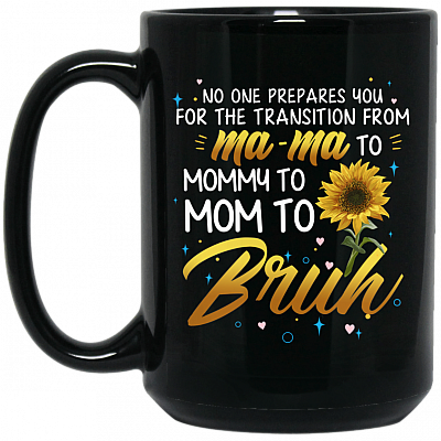 15 oz. Black Mug