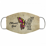 They Whispered To Her You Cannot Withstand The Storm Personalized Birthday Gift Printed Cloth Face Mask Cover, White, Cloth Face Cover