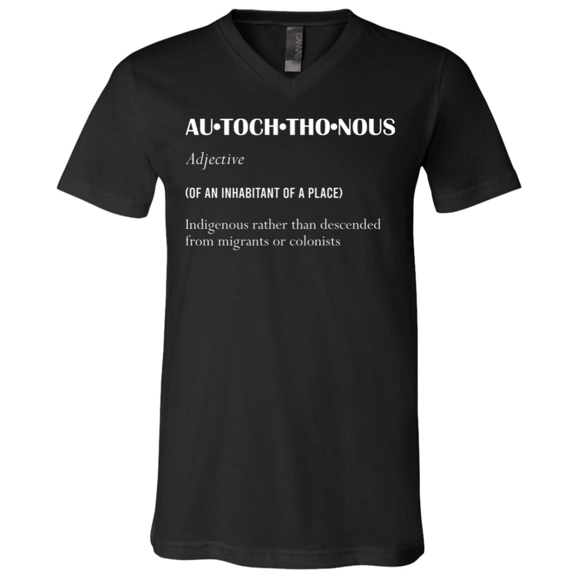 Autochthonous Definition Albania Flag History T-shirt - V-neck, Black, V-Neck T-Shirt