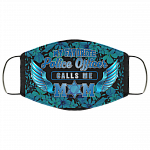 My Favorite Police Officer Calls Me Mom Sheriff Badge Washable Reusable Custom – Printed Cloth Face Mask Cover, White, Cloth Face Cover