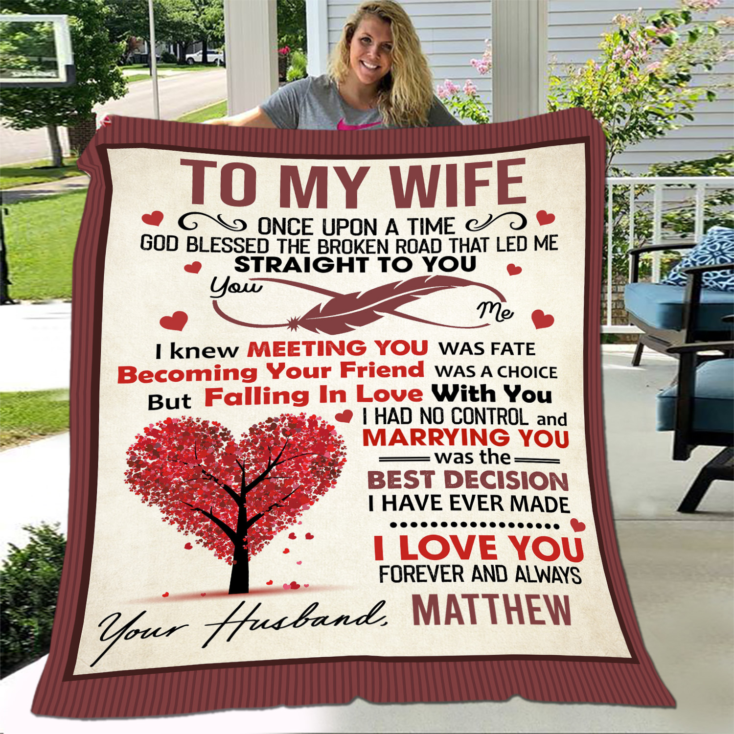 1VT. To My Wife God Blessed Feather Personalized_Bebas_803f40