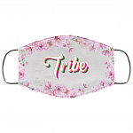 Tribe Floral Washable Reusable Custom - Printed Cloth Face Mask Cover, White, Cloth Face Cover Tribe Floral Washable Reusable Custom - Printed Cloth Face Mask Cover, White, Cloth Face Cover
