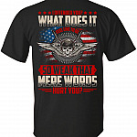 I Offended You What Does It Feel Like to Be So Weak That Mere Words Hurt You Print On Back T-Shirt, Unisex T-Shirt, Black