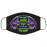 Since The Day My Dad Got His Wings I Have Never Been The Same Washable Reusable Custom – Printed Cloth Face Mask Cover, Black, Cloth Face Mask