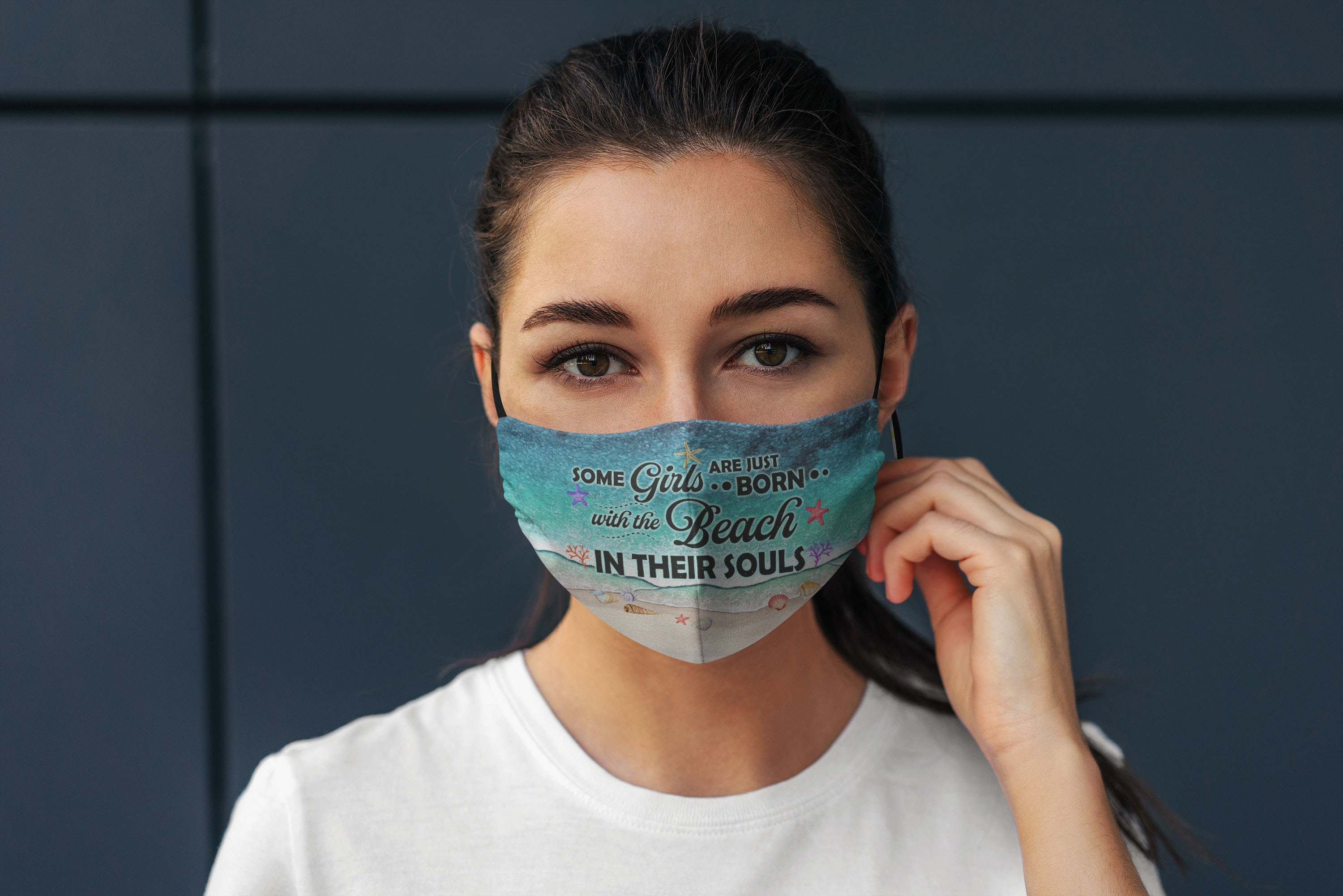 8VT. Born With Beach Mask mockup