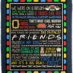 Friends TVShow Blanket Fleece Blanket - Sherpa Blanket - Woven Blanket - Couch Throw Blankets For Sofa, White, Cozy Plush Fleece Blanket - 50x60 Friends TVShow Blanket Fleece Blanket - Sherpa Blanket - Woven Blanket - Couch Throw Blankets For Sofa, White, Cozy Plush Fleece Blanket - 50x60