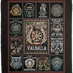 Viking Blood Runs Through My Veins Fleece Blanket - Premium Sherpa Blanket - Woven Blanket, White, Cozy Plush Fleece Blanket - 50x60 Viking Blood Runs Through My Veins Fleece Blanket - Premium Sherpa Blanket - Woven Blanket, White, Cozy Plush Fleece Blanket - 50x60