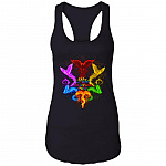 Rise From Your Ashes LGBT Pride Cotton Tank Top Tee - Ladies Racerback Tank, Black, Ladies Racerback Tank Rise From Your Ashes LGBT Pride Cotton Tank Top Tee - Ladies Racerback Tank, Black, Ladies Racerback Tank
