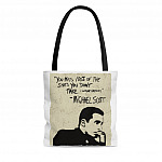 You Miss 100% of the Shots You Dont Take Motivational Quote Gift Shoulder Bag - Reusable Grocery Shopping Bag