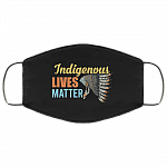 Indigenous Lives Matter Native American Washable Reusable Custom - Printed Cloth Face Mask Cover, Black, Cloth Face Mask Indigenous Lives Matter Native American Washable Reusable Custom - Printed Cloth Face Mask Cover, Black, Cloth Face Mask