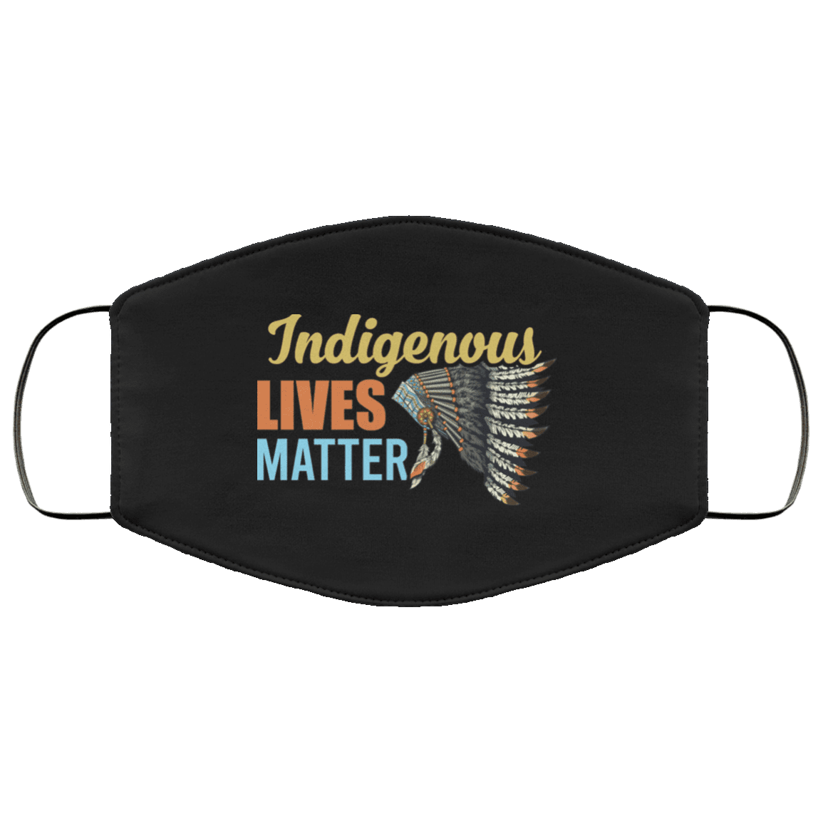 Indigenous Lives Matter Native American Washable Reusable Custom - Printed Cloth Face Mask Cover, Black, Cloth Face Mask Indigenous Lives Matter Native American Washable Reusable Custom - Printed Cloth Face Mask Cover, Black, Cloth Face Mask